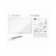 PIZARRA BLANCA MARCA NOBO ESSENCE ACERO VITRIFICADO MAGNETICA 2400X1200 MM