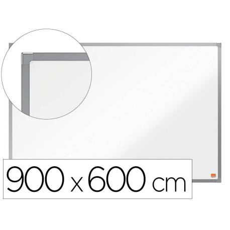 PIZARRA BLANCA MARCA NOBO ESSENCE ACERO VITRIFICADO MAGNETICA 900X600 MM