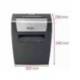 DESTRUCTORA DE DOCUMENTOS MARCA REXEL MOMENTUM X406 P4 CAPACIDAD DE CORTE 6 HOJAS DESTRUYE GRAPAS Y CLIPS