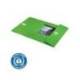 CARPETA LEITZ RECYCLE GOMAS TRES SOLAPAS DIN A4 POLIPROPILENO COLOR VERDE