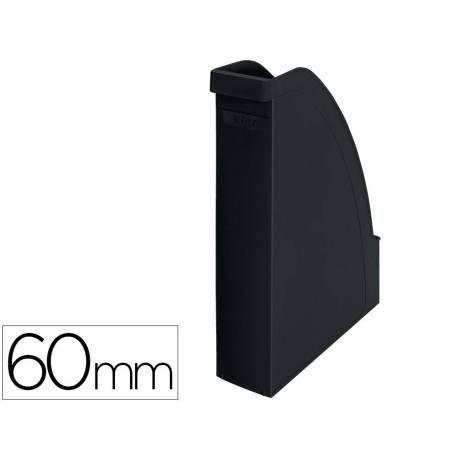 REVISTERO LEITZ RECYCLE PLASTICO LOMO 60 MM COLOR NEGRO 78X308X278 MM