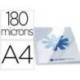 TAPA DE ENCUADERNACION MARCA GBG PVC CRISTAL TRANSPARENTE 180 MC DIN A4 PACK DE 100 UNIDADES