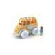JUEGO MARCA ANDREU TOYS ECOLINE MIDI BUS ESCOLAR + 1 CONDUCTOR + 2 FIGURAS