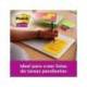BLOC DE NOTAS ADHESIVAS QUITA Y PON POST-IT SUPER STICKY COSMIC RAYADO 90 HOJAS 101X152 MM PAQUETE DE 3