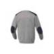 SUDADERA MARCA DELTAPLUS SWEAT OLINO CON REFUERZO EN ESPALDA Y CODOS GRIS TALLA 3XL