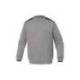 SUDADERA MARCA DELTAPLUS SWEAT OLINO CON REFUERZO EN ESPALDA Y CODOS GRIS TALLA XXL