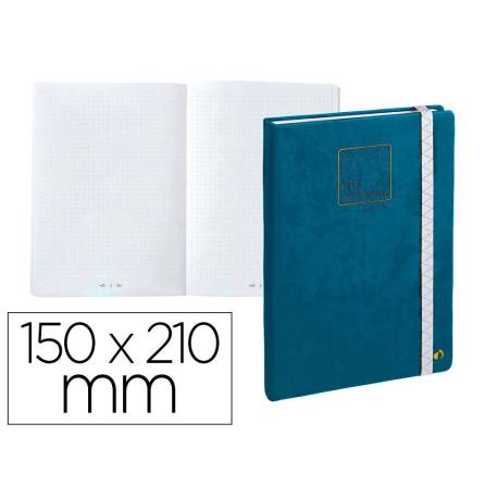LIBRETA QUO VADIS LIFE JOURNAL DOTS METODO BULLET 15X21 CM 215 HOJAS 90 GR TAPA COLOR AZUL OSCURO