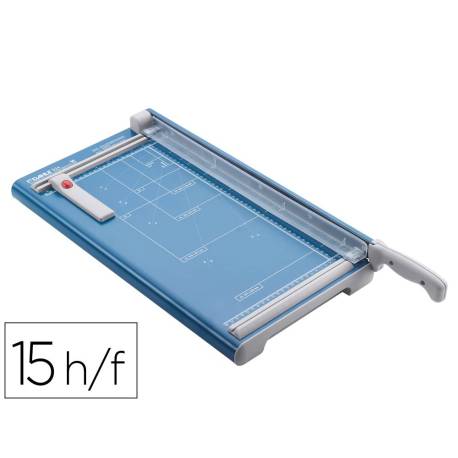 CIZALLA DE PALANCA MARCA DAHLE 534 CON BASE METALICA DIN A3 CAPACIDAD DE CORTE 15 HOJAS