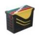SOPORTE PARA CARPETAS COLGANTES TARIFOLD PLASTICO 100% RECICLADO NEGRO 357 X 252 X 151 MM