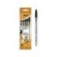 BOLIGRAFO BIC CRISTAL MEDIUM TRAZO DE 1 MM COLOR NEGRO 5 UNIDADES