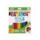 LAPICES DE COLORES MARCA CARIOCA TITA HEXAGONAL CAJA DE 24 UNIDADES COLORES SURTIDOS