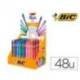 BOLIGRAFO MARCA BIC GELOCITY QUICKDRY EXPOSITOR DE 48 UNIDADES