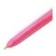 BOLIGRAFO BIC CUATRO COLORES SHINE ROSACON PUNTA DE 1 MM