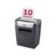 Destructora de documentos marca Rexel Momentum X410 en partículas 10 hojas 23 L Nivel de seguridad 4 en Negro
