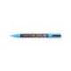 ROTULADOR MARCA UNI POSCA PC-3M AZUL CLARO
