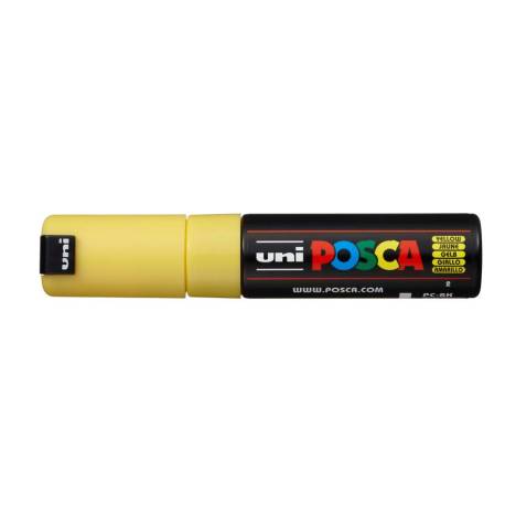 ROTULADOR MARCA UNI POSCA 8 MM PC-8K AMARILLO