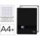 CUADERNO ESPIRAL MARCA OXFORD EUROPEANBOOK 1 LIVE&GO TAPA PLASTICO DIN A4+ 80 HOJAS CUADRO 5 MM COLOR NEGRO