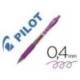 BOLIGRAFO PILOT G-2 COLOR ROSA TINTA GEL RETRACTIL SUJECION DE CAUCHO