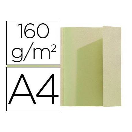Subcarpeta Exacompta nature future din A4 verde 160 g/m2 solapa interior