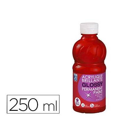 Pintura Acrilica L&B Brillo Rojo Primario 250 ml