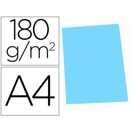 Subcarpeta cartulina gio A4 celeste pastel 180 g/m2