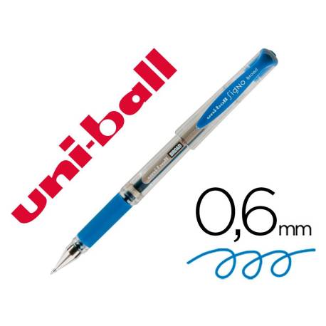 Boligrafo Uni-ball 153 Signo Broad azul 0,6 mm