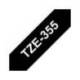 Cinta brother tze-355 color negro-blanco 24mm longitud 8mt