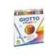 Lapices de colores intensos Giotto hexagonales con 24 unidades
