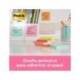 Bloc de notas adhesivas quita y pon post-it 38x51 mm colores neon. Pack de 12 blocs