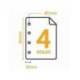 Papel multifuncion A4 Navigator 80 g/m2 -4 Taladros -