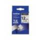 Cintas Brother TZE-231 12mm (ancho) x 8m (largo) laminada blanco/negro