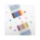 Rotulador Giotto Turbo Glietter Tinta con Purpurina Caja 8 colores