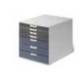 Fichero cajones Durable plastico aplilables 7 cajones gris