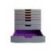 Fichero cajones Durable plastico aplilables 7 cajones gris