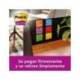 Post-it Bloc de notas adhesivas super sticky 47,6 x 47,6 mm 90 hojas pack 12 blocs colores