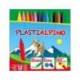 Lapices cera PlastiAlpino 12 unidades colores surtidos