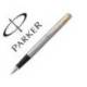 Pluma Parker Jotter de acero con estuche de regalo