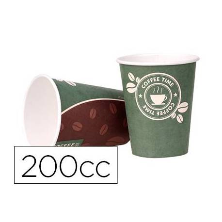 Vaso termico carton 200 cc Paquete 50 unidades