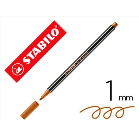 Rotulador Stabilo Acuarelable Pen 68 Cobre Metalico