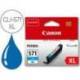 Cartucho Canon CLI-571XL Pixma color cian 0332C001. 375 paginas