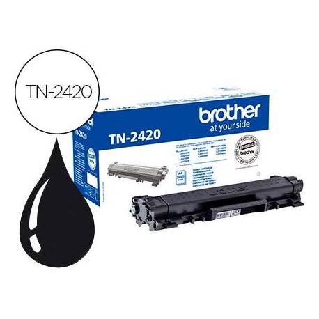 TONER BROTHER TN-2420 PARA DCP-L2510/ 2530 / 2550 / HL-L2375 ALTA CAPACIDAD NEGRO 3000 PAG
