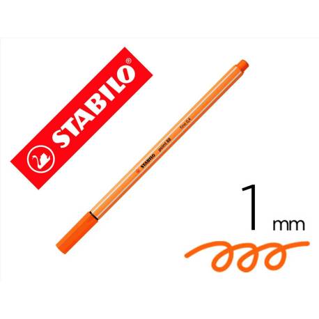 Rotulador Stabilo Point 88 Naranja