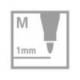 Rotulador Stabilo 68/98 1 mm Gris paynes