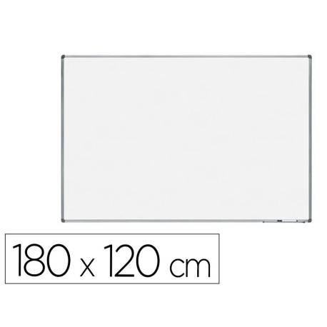 Pizarra Blanca Rocada Acero Vitrificado Magnética marco aluminio 120x180 cm