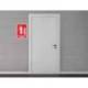 PICTOGRAMA ARCHIVO 2000 CARRO EXTINTOR PVC ROJO LUMINISCENTE 210X300 MM
