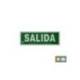 PICTOGRAMA ARCHIVO 2000 SALIDA PVC VERDE LUMINISCENTE 300X105 MM PACK DE 2 UNIDADES