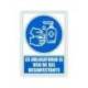 PICTOGRAMA ARCHIVO 2000 OBLIGATORIO EL USO DE GEL DESINFECTANTE PVC AZUL 210X297 MM