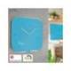 RELOJ LEITZ COSY DE PARED SILENCIOSO CRISTAL 30X30CM COLOR AZUL