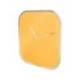 RELOJ LEITZ COSY DE PARED SILENCIOSO CRISTAL 30X30CM COLOR AMARILLO