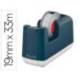 PORTARROLLO SOBREMESA LEITZ COSY PLASTICO PARA CINTAS 33 MT GRIS